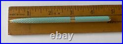 New Tiffany & Co. Sterling Silver Blue Enamel 4 3/4 Purse Ballpoint Ink Pen (Z)
