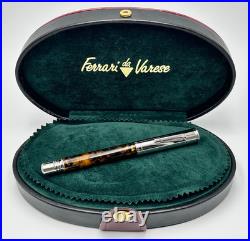 Nos Ferrari Da Varese Spartacus Amber Oversized Fountain Pen Italy M New Boxed