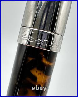 Nos Ferrari Da Varese Spartacus Amber Oversized Fountain Pen Italy M New Boxed