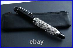 OMAS Black Sterling Silver Doctors Limited Edition Fountain Pen 0467/1500