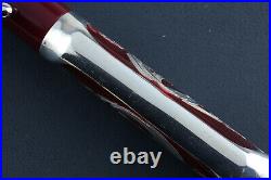 OMAS Burgundy Sterling Silver Doctors Limited Edition Fountain Pen 028/100