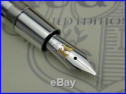OMAS Krug Limited Edition Fountain Pen #557/843 Sterling Silver and Oak Wood