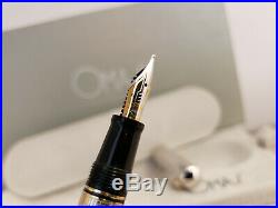 OMAS La Preziose Celluloid & Sterling Silver 925 18K Nib Mini Fountain Pen