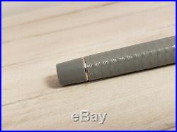 OMAS for Brioni Grey Sterling Silver 925 Trim & 18K Gold Nib Fountain Pen, MINT