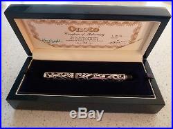 ONOTO OVERLAY No 1 STERLING SILVER LIMITED EDITION FOUNTAIN PEN MINT & BOXED