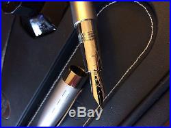 Omas For Maserati Fountain Pen 18k NIB 925 Sterling Silver Limited Ed $2850