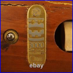 Omas Jerusalem 3000 Sterling Silver & Red Resin Fountain Pen, Broken Box & Case