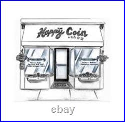 Omas Jerusalem 3000 Sterling Silver & Red Resin Fountain Pen, Broken Box & Case