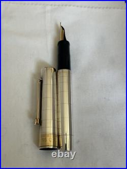 Omas Marconi Sterling Silver Limited Edition Fountain Pen-VG condition