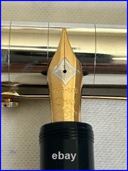 Omas Marconi Sterling Silver Limited Edition Fountain Pen-VG condition