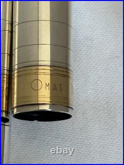 Omas Marconi Sterling Silver Limited Edition Fountain Pen-VG condition