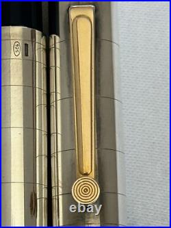 Omas Marconi Sterling Silver Limited Edition Fountain Pen-VG condition