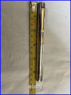 Omas Marconi Sterling Silver Limited Edition Fountain Pen-VG condition
