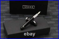 Omas Paragon New Style Black Sterling Silver HT Fountain Pen NEVER INKED B