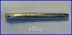 Omas Paragon Sterling Fountain Pen with Ink Bottle. Brand New Never Used. Vintage