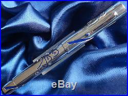 Omas Unicef Sterling Silver 925 Limited 083/300 Broad Pt Fountain Pen New In Box