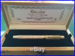 Onoto Churchill Sterling Silver Fountain Pen- Broad Nib
