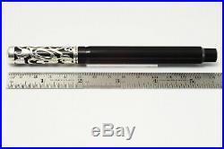 Onoto Heritage Limited Edition 100 Sterling Silver Filigree Fountain Pen 18C M