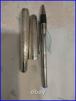 Otto Hutt Design 02 Sterling Silver Platin Shine Ball Point Pen