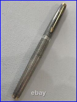 PARKER 14K Gold/Sterling Silver Fountain Pen XF