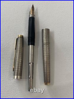 PARKER 14K Gold/Sterling Silver Fountain Pen XF
