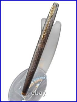 PARKER 75 Cisele Sterling Silver 14K F Fountain Pen