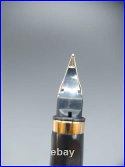 PARKER 75 Cisele Sterling Silver 14K F Fountain Pen