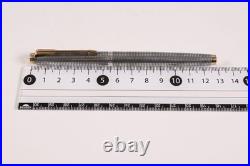 PARKER 75 Ciselé Sterling Silver 14K F Nib Fountain Pen USA Vintage