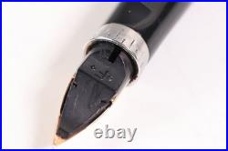 PARKER 75 Ciselé Sterling Silver 14K F Nib Fountain Pen USA Vintage