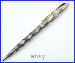 PARKER 75 Flat Top Early Ver. Sterling Silver 925 Ballpoint Pen free Shipping