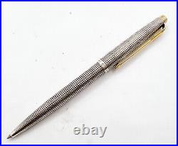 PARKER 75 Flat Top Early Ver. Sterling Silver 925 Ballpoint Pen free Shipping