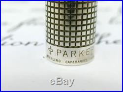 PARKER 75 Fountain Pen & Converter STERLING-SILVER 925 BEAUTIFUL USA