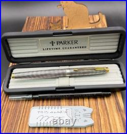 PARKER 75 Shizure Rollerball Pen Sterling Silver /Used