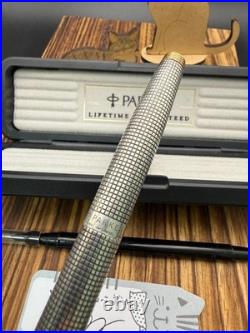 PARKER 75 Shizure Rollerball Pen Sterling Silver /Used