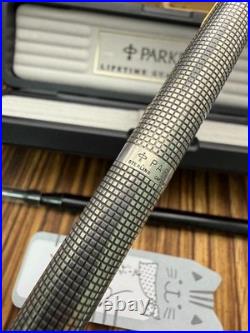 PARKER 75 Shizure Rollerball Pen Sterling Silver /Used