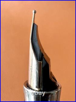 PARKER 75 Sterling Silver Fountain Pen Extra Fine Nib, Vintage Perfection