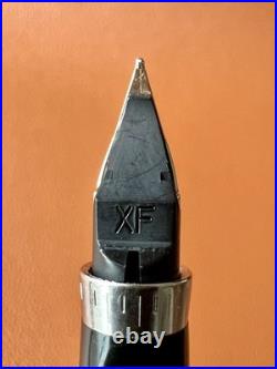 PARKER 75 Sterling Silver Fountain Pen Extra Fine Nib, Vintage Perfection