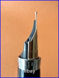 PARKER 75 Sterling Silver Fountain Pen Extra Fine Nib, Vintage Perfection