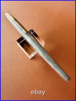 PARKER 75 Sterling Silver Fountain Pen XF Nib, Vintage, Initials Engraved PARKER 75 Sterling Silver Fountain Pen XF Nib, Vintage, Initials Engraved