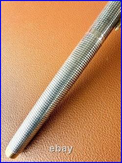 PARKER 75 Sterling Silver Fountain Pen XF Nib, Vintage, Initials Engraved