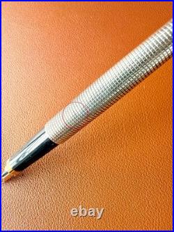 PARKER 75 Sterling Silver Fountain Pen XF Nib, Vintage, Initials Engraved