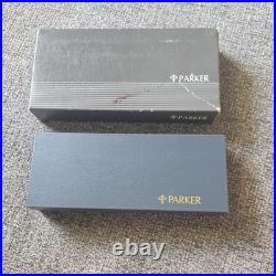 PARKER 75 Sterling Silver Vintage Fountain Pen 18K Gold Medium Nib