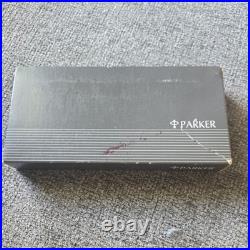 PARKER 75 Sterling Silver Vintage Fountain Pen 18K Gold Medium Nib