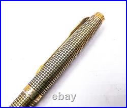 PARKER 75 Vermeil sterling silver 925 Gold Filled ballpoint pen US Function