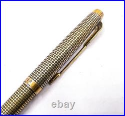 PARKER 75 Vermeil sterling silver 925 Gold Filled ballpoint pen US Function