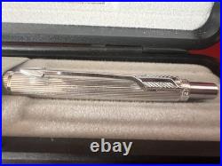PARKER Ballpoint Pen 75 Sterling Silver 925 Gadrooned France Rare Vintage 1970