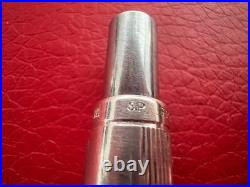 PARKER Ballpoint Pen 75 Sterling Silver 925 Godron SP France Rare Vintage 70