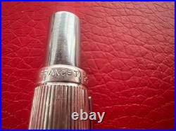 PARKER Ballpoint Pen 75 Sterling Silver 925 Godron SP France Rare Vintage 70