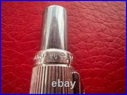 PARKER Ballpoint Pen 75 Sterling Silver 925 Godron SP France Rare Vintage 70