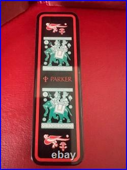 PARKER Ballpoint Pen 75 Sterling Silver 925 Godron SP France Rare Vintage 70